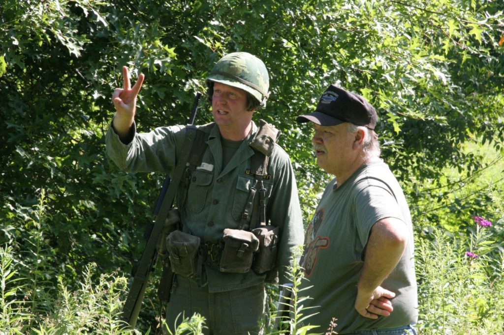 Ashbrook Teacher Works with Students, Veterans to Reenact an Early Vietnam Battle